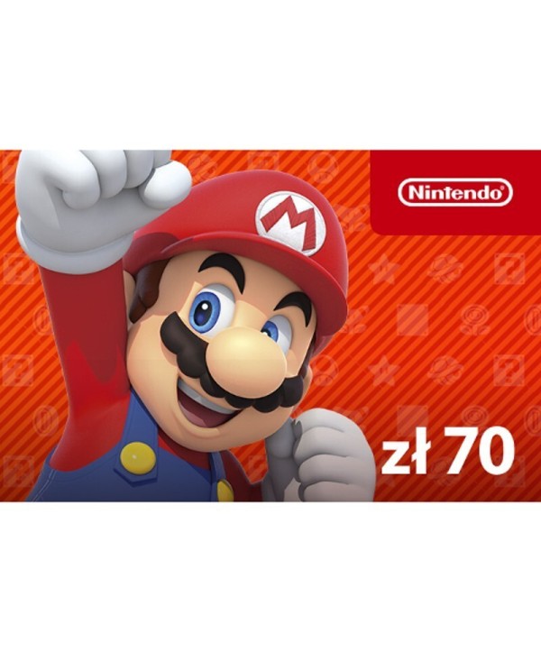 eShop Prepaid Card PLN 70 PL Nintendo eShop Key 
